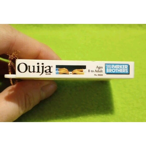 Vintage Parker Bros Ouija Board Keychain NO Planchette Wooden Ouija Ornament - Picture 10 of 14